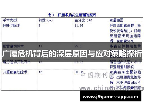 广厦危机背后的深层原因与应对策略探析